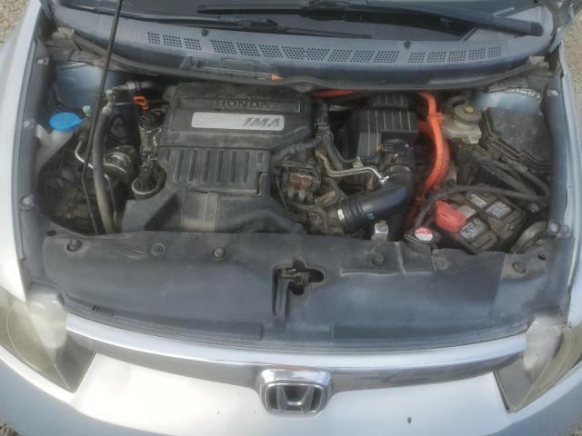 JHMFA36227S001441 - 2007 HONDA CIVIC HYBRID ლურჯი ფოტო 11