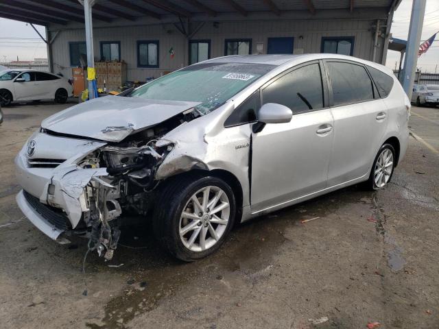 JTDZN3EU4EJ006360 - 2014 TOYOTA PRIUS V SILVER photo 1