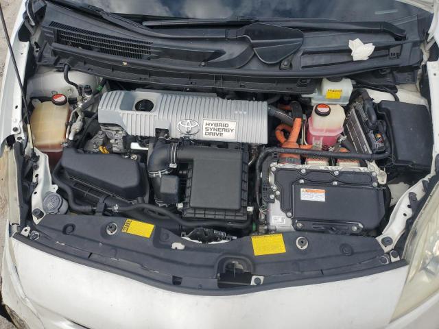 JTDKN3DU5F0395813 - 2015 TOYOTA PRIUS WHITE photo 11