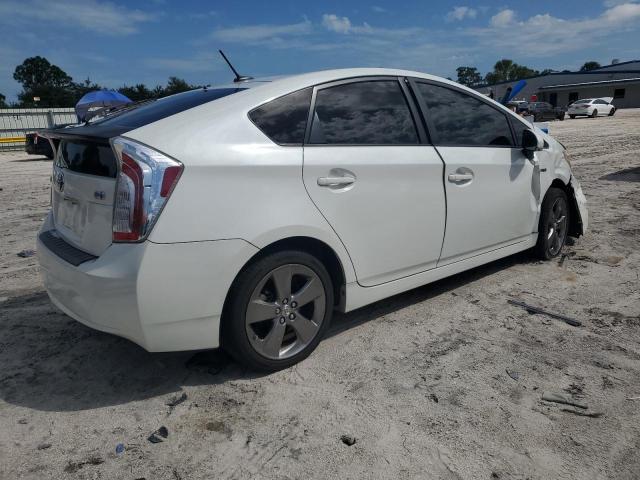 JTDKN3DU5F0395813 - 2015 TOYOTA PRIUS WHITE photo 3