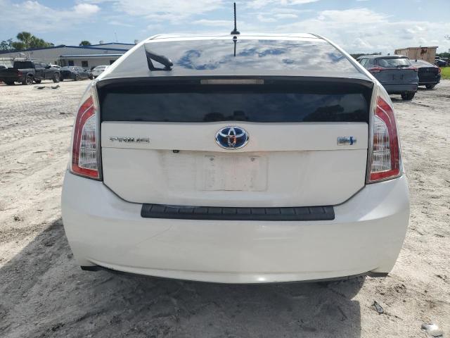 JTDKN3DU5F0395813 - 2015 TOYOTA PRIUS WHITE photo 6