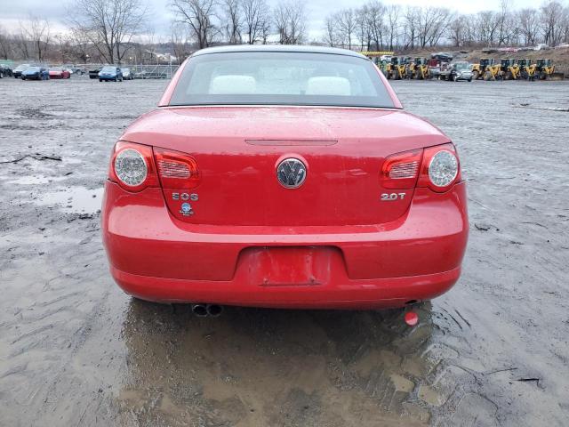 WVWBA7AH4AV015592 - 2010 VOLKSWAGEN EOS TURBO RED photo 6