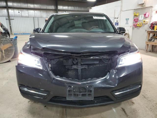 5FRYD4H42GB039835 - 2016 ACURA MDX TECHNOLOGY GRAY photo 5