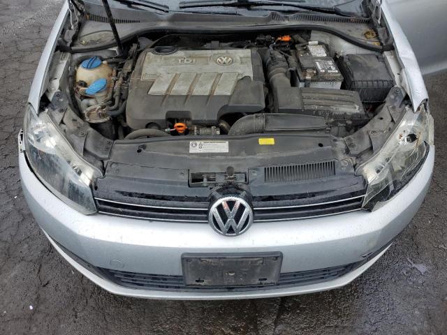 3VWPL7AJ6CM611669 - 2012 VOLKSWAGEN JETTA TDI فضي صورة 11