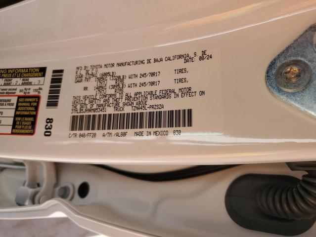 3TMLB5JN9RM053451 - 2024 TOYOTA TACOMA DOUBLE CAB Ağ foto 12