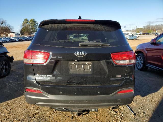 5XYPGDA33GG052169 - 2016 KIA SORENTO LX BLACK photo 6