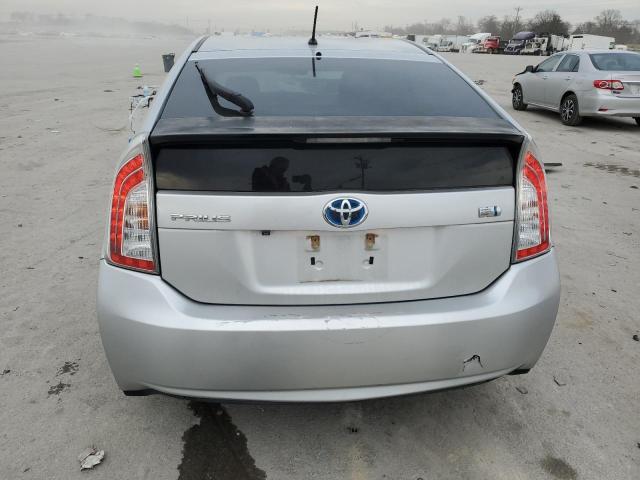 JTDKN3DU4C1553984 - 2012 TOYOTA PRIUS SILVER photo 6