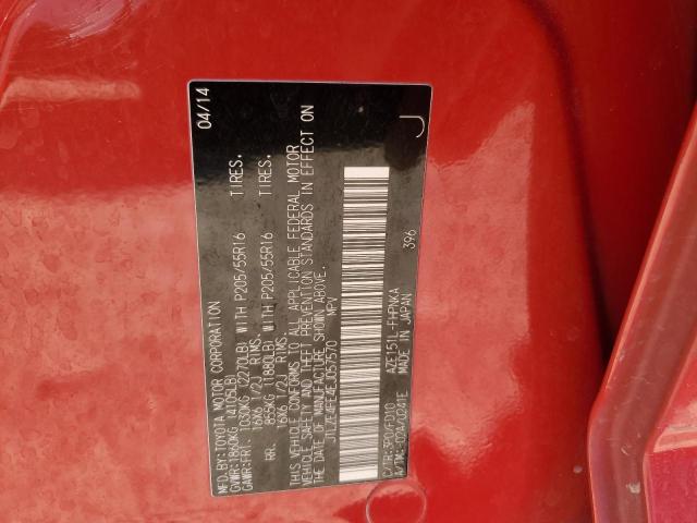 JTLZE4FE4EJ057570 - 2014 TOYOTA SCION XB 红色 照片 13