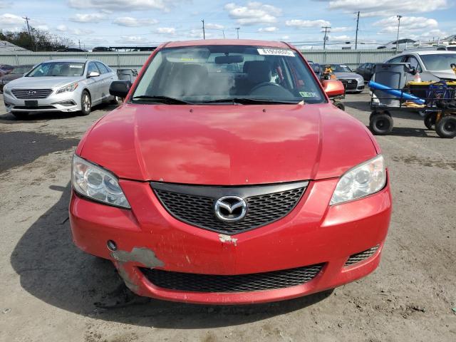 JM1BK12FX61519621 - 2006 MAZDA 3 I RED photo 5