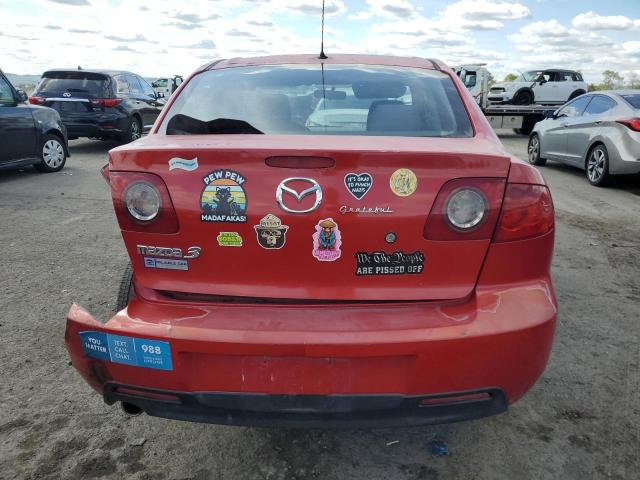 JM1BK12FX61519621 - 2006 MAZDA 3 I RED photo 6