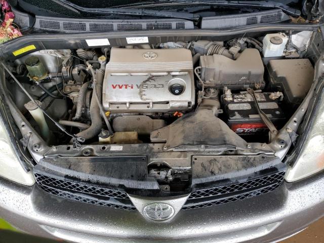 5TDZA22C35S360326 - 2005 TOYOTA SIENNA XLE SILVER photo 12