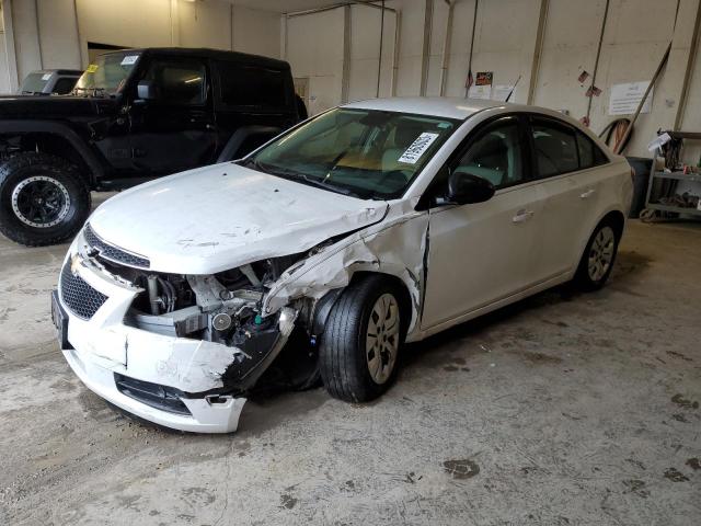 1G1PA5SH2D7232908 - 2013 CHEVROLET CRUZE LS WHITE photo 1