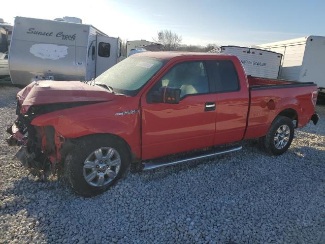 1FTEX1C89AKE48543 - 2010 FORD F150 SUPER CAB RED photo 1