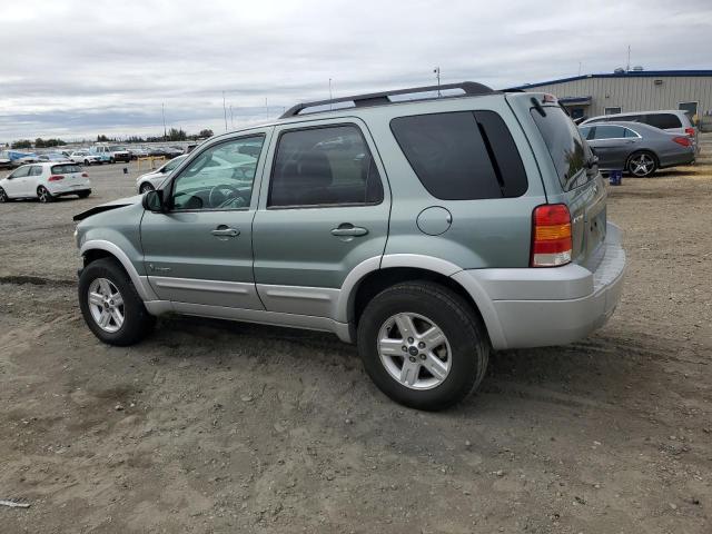 1FMCU49H37KA33957 - 2007 FORD ESCAPE HEV GREEN photo 2