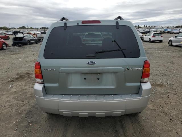 1FMCU49H37KA33957 - 2007 FORD ESCAPE HEV GREEN photo 6