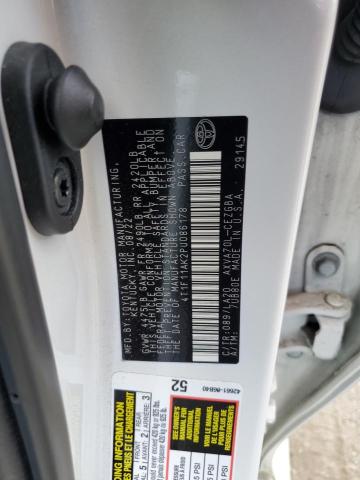 4T1F11AK2PU086178 - 2023 TOYOTA CAMRY XLE WHITE photo 12