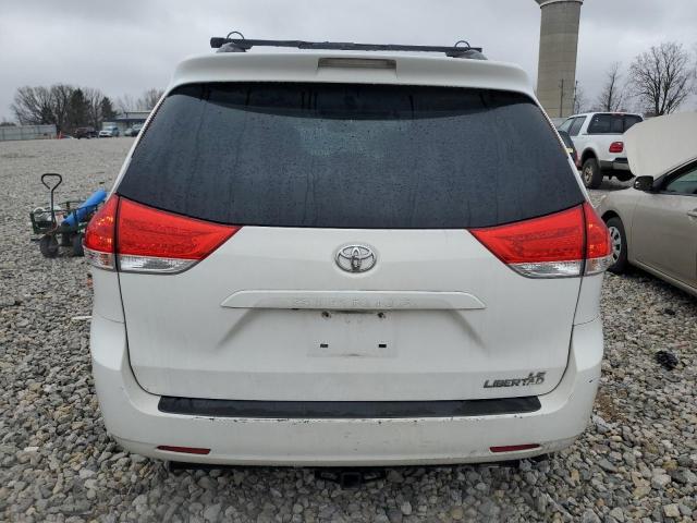 5TDKK3DC0CS191381 - 2012 TOYOTA SIENNA LE WHITE photo 6