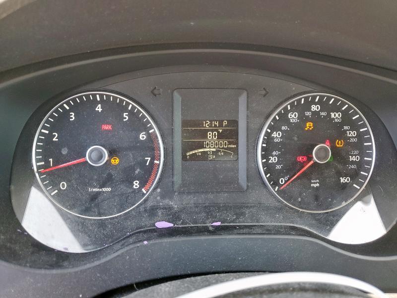 3VWD07AJ9EM437806 - 2014 VOLKSWAGEN JETTA SE WHITE photo 9