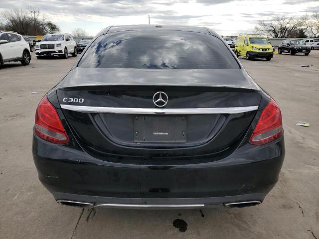 55SWF4JB2JU241544 - 2018 MERCEDES-BENZ C 300 BLACK photo 6