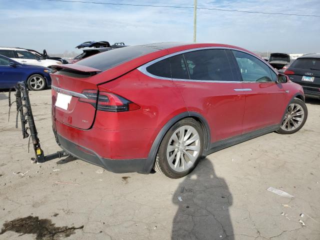 5YJXCAE24GF008555 - 2016 TESLA MODEL X RED photo 3