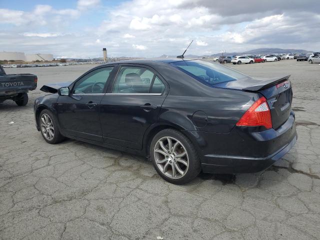 3FAHP0HA9BR155800 - 2011 FORD FUSION SE BLACK photo 2