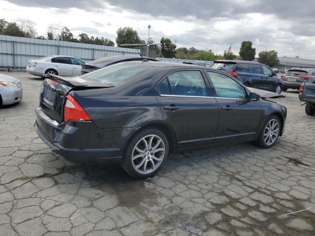 3FAHP0HA9BR155800 - 2011 FORD FUSION SE BLACK photo 3
