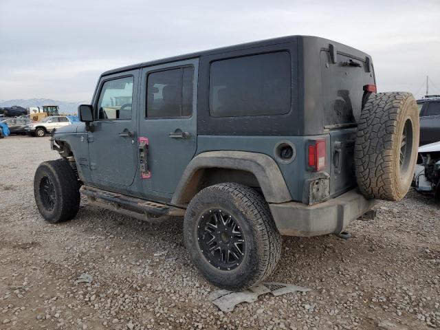 1C4BJWDG9EL310069 - 2014 JEEP WRANGLER U SPORT GRAY photo 2