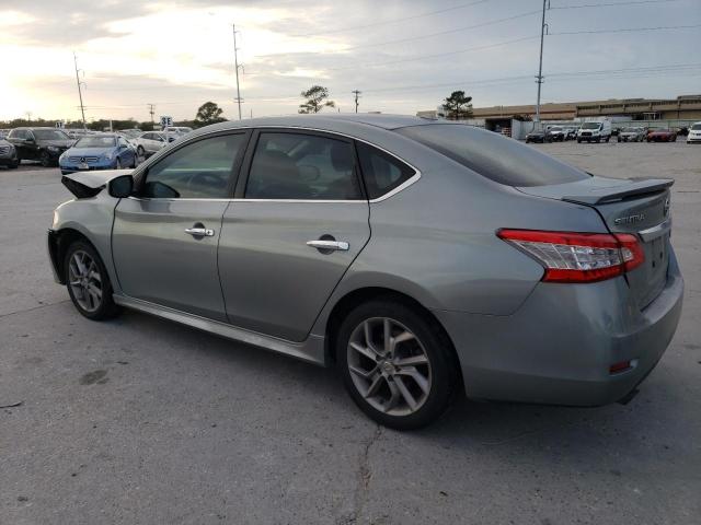 3N1AB7AP1EY322178 - 2014 NISSAN SENTRA S SILVER photo 2