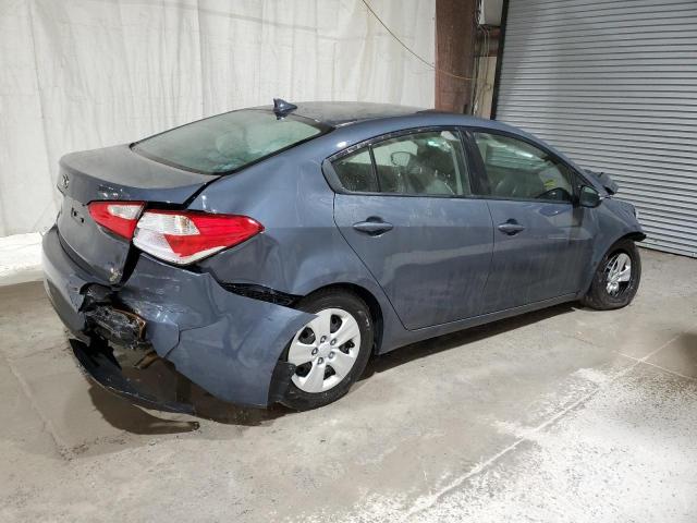 KNAFX4A67G5519153 - 2016 KIA FORTE LX BLUE photo 3