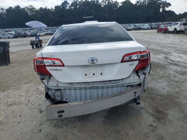 4T1BF1FK6CU523456 - 2012 TOYOTA CAMRY BASE WHITE photo 6