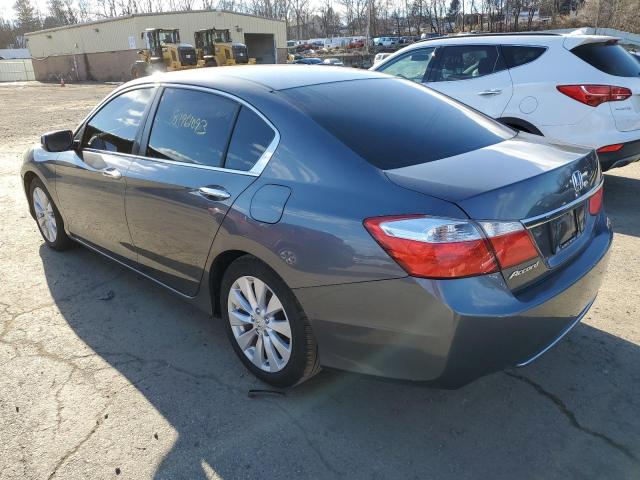 1HGCR2F71DA017331 - 2013 HONDA ACCORD EX GRAY photo 2