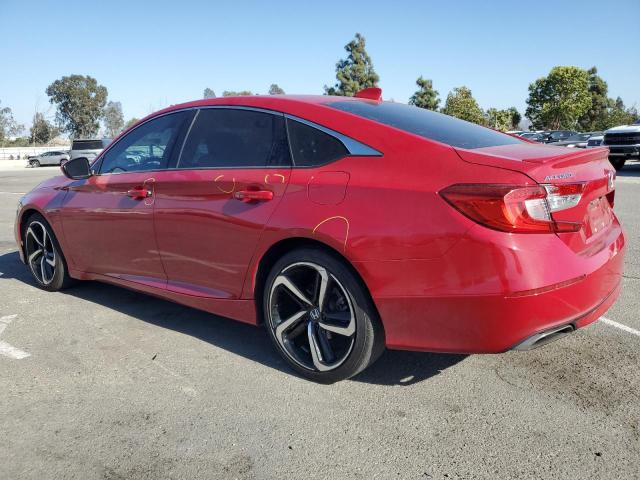 1HGCV1F32KA088232 - 2019 HONDA ACCORD SPORT Қызыл фото 2