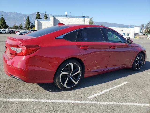 1HGCV1F32KA088232 - 2019 HONDA ACCORD SPORT Қызыл фото 3