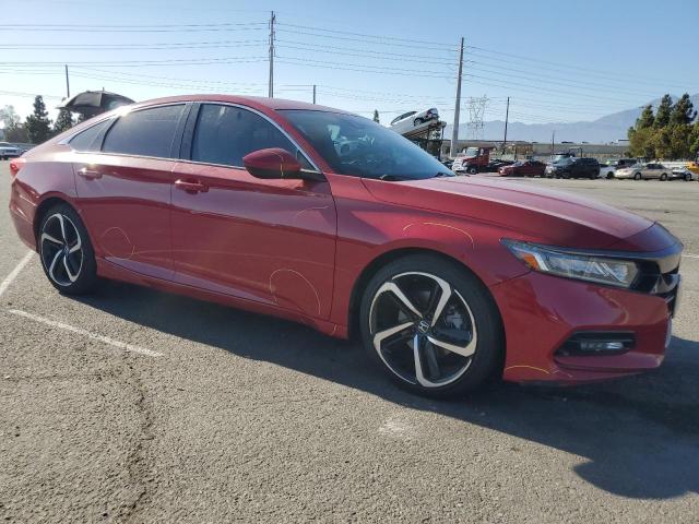 1HGCV1F32KA088232 - 2019 HONDA ACCORD SPORT Қызыл фото 4