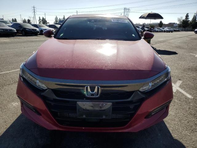 1HGCV1F32KA088232 - 2019 HONDA ACCORD SPORT Қызыл фото 5