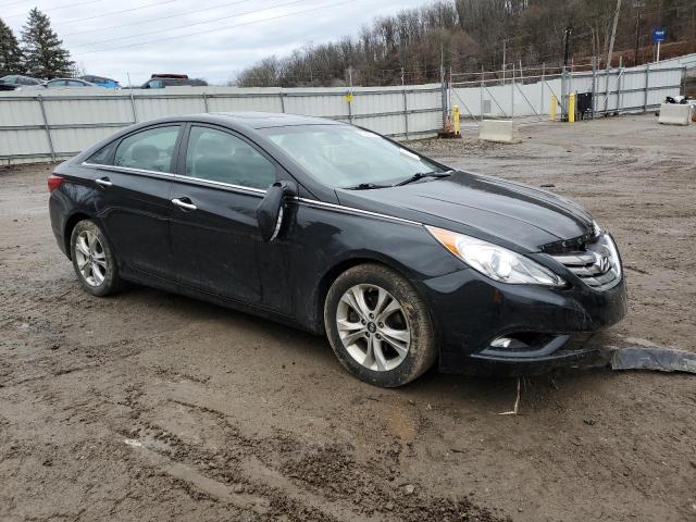 5NPEC4AC6BH247722 - 2011 HYUNDAI SONATA SE BLACK photo 4