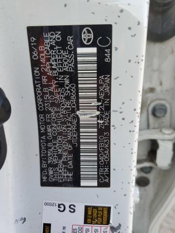 JTDEPRAE7LJ048660 - 2020 TOYOTA COROLLA LE WHITE photo 13