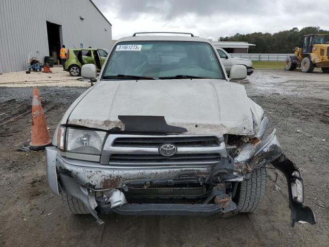 JT3GN87R1Y0150234 - 2000 TOYOTA 4RUNNER LIMITED SILVER photo 5