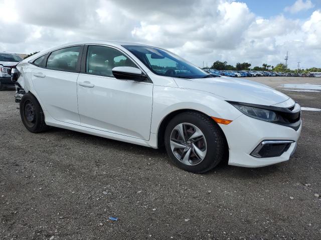 19XFC2F6XKE037933 - 2019 HONDA CIVIC LX WHITE photo 4