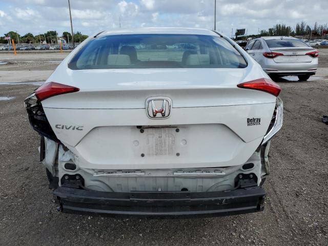 19XFC2F6XKE037933 - 2019 HONDA CIVIC LX WHITE photo 6