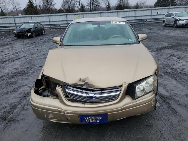 2G1WF55E349461630 - 2004 CHEVROLET IMPALA GOLD photo 5