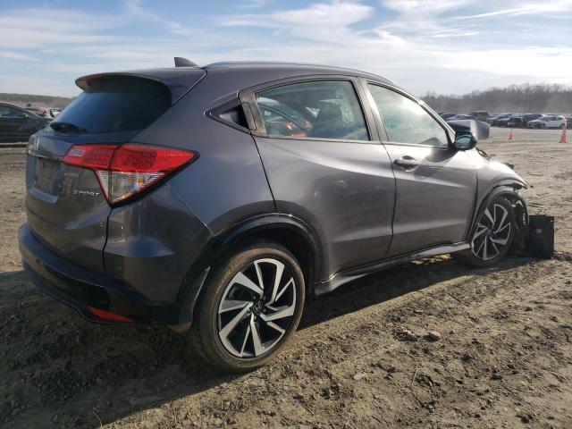 3CZRU5H10KM721371 - 2019 HONDA HR-V SPORT GRAY photo 3