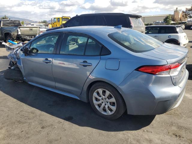 JTDEPRAEXLJ005110 - 2020 TOYOTA COROLLA LE Bleu photo 2