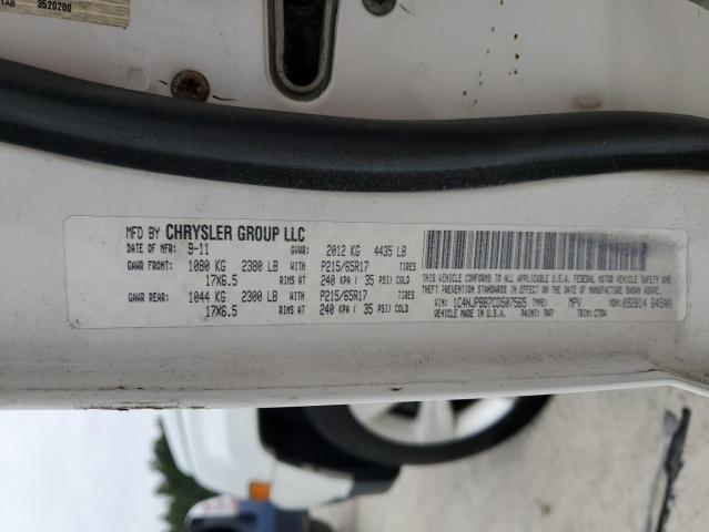 1C4NJPBB7CD507565 - 2012 JEEP PATRIOT SPORT WHITE photo 13