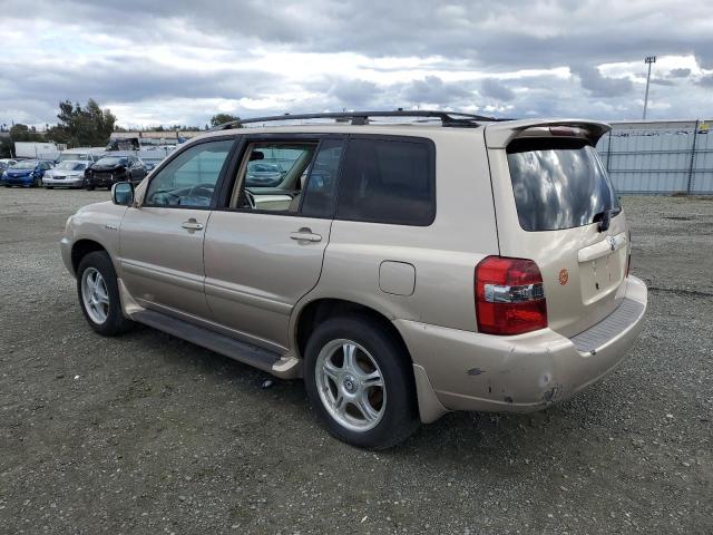 JTEEP21A840025301 - 2004 TOYOTA HIGHLANDER TAN photo 2