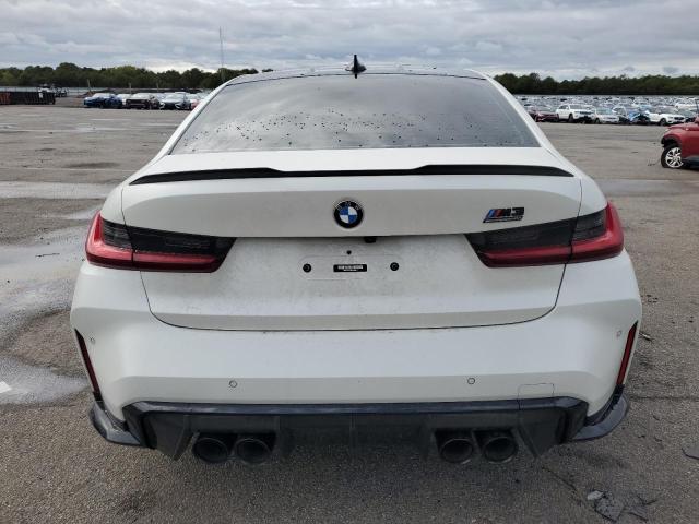 WBS43AY08NFL99871 - 2022 BMW M3 COMPETITION WHITE photo 6