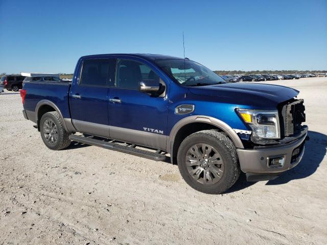 1N6AA1E56HN533087 - 2017 NISSAN TITAN SV BLUE photo 4