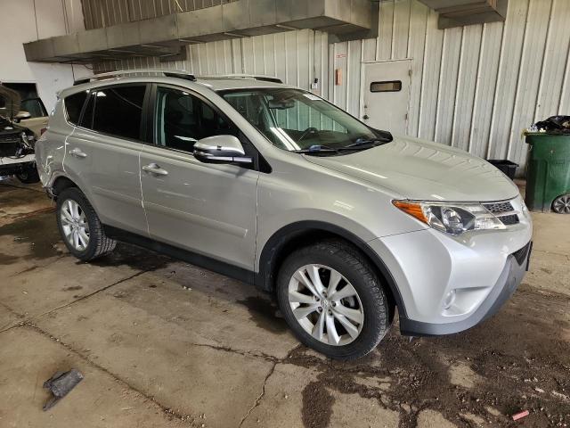 2T3DFREV3FW339526 - 2015 TOYOTA RAV4 LIMITED SILVER photo 4