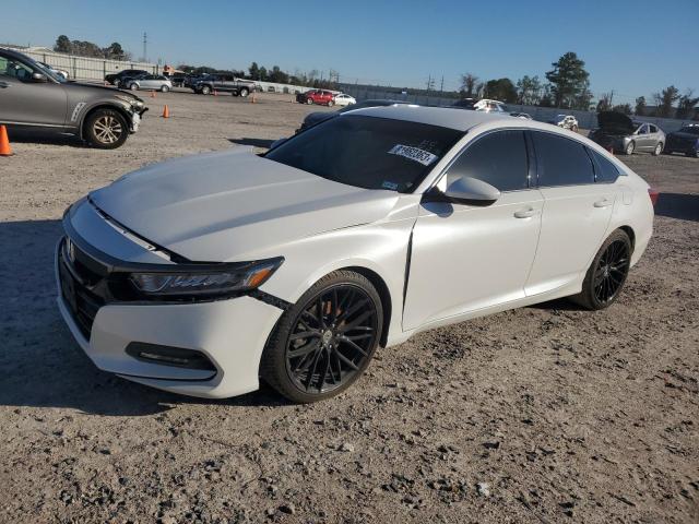 1HGCV1F30LA134268 - 2020 HONDA ACCORD SPORT WHITE photo 1