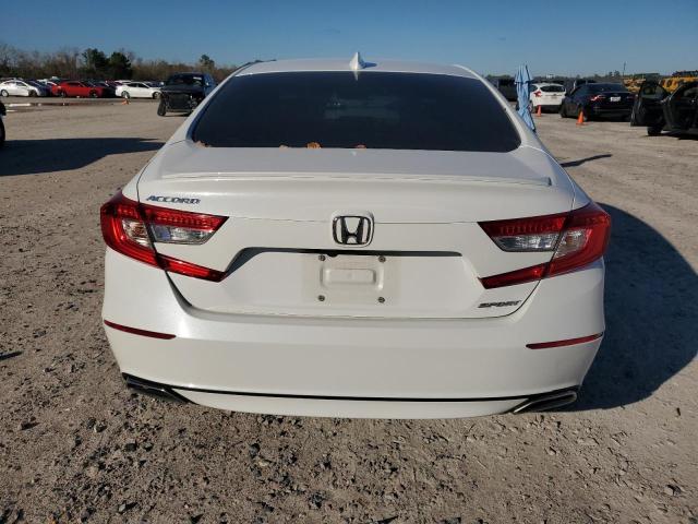 1HGCV1F30LA134268 - 2020 HONDA ACCORD SPORT WHITE photo 6